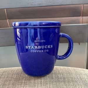 Cobalt Blue Starbucks mug - like new